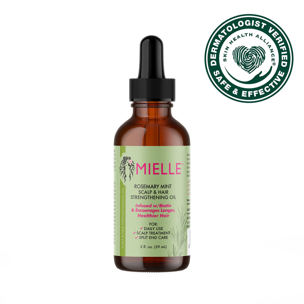 Mielle Rosemary Mint Scalp & Hair Strengthening Oil 59mL