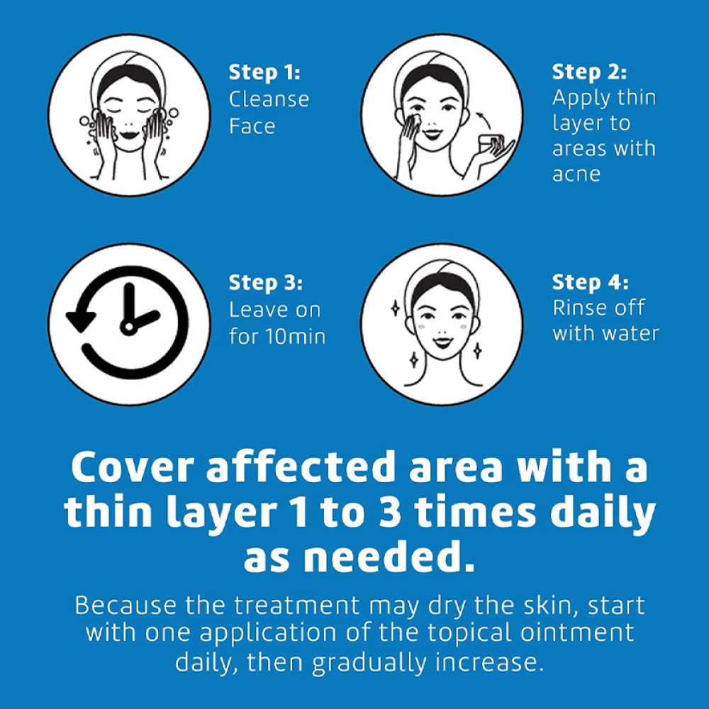 De La Cruz 10% Sulfur Acne Treatment Ointment