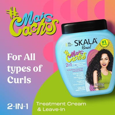 Frizz Free 😍 Skala Hair Treatment Curl Cream Leave-In Moisturizer Brasi – 1000g💕 Free Delivery 🚚