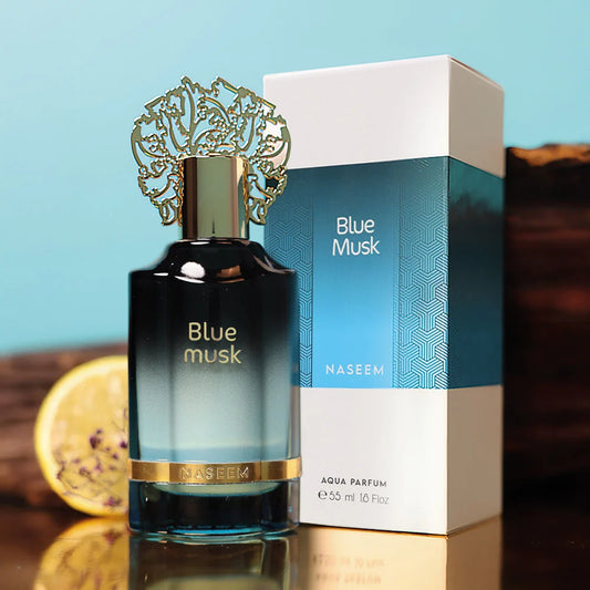 BLUE MUSK Naseem Aqua Perfume 55ml | عطر بلو مسك من نسيم 55مل
