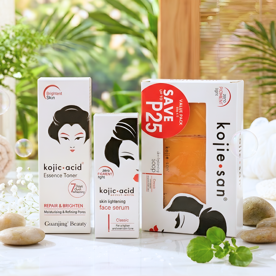 Kojie San Special Bundlle (Soap x3, Serum, Toner)