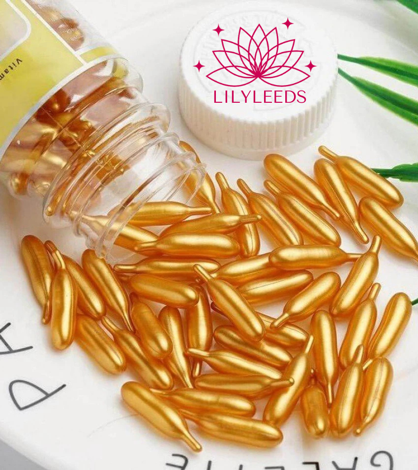 Glowing Vitamen E Facial Oil 60 Capsules زيت الوجه فيتامين النضارة