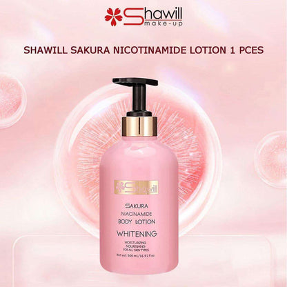 Shawill Sakura  Niacinamide Moisturizing Body Lotion  500ml