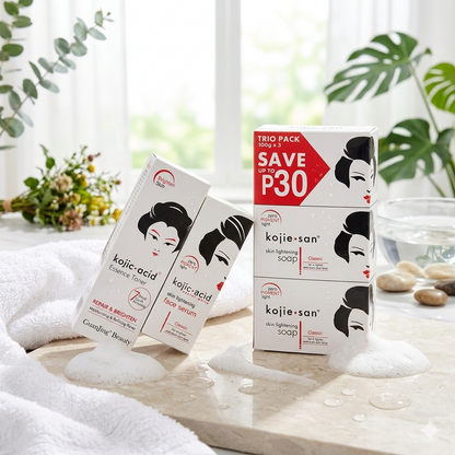 Kojie San Special Bundlle (Soap x3, Serum, Toner)