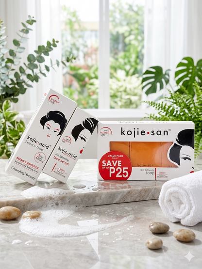 Kojie San Special Bundlle (Soap x3, Serum, Toner)