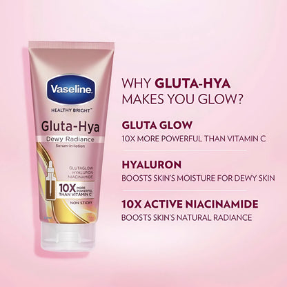 Vaseline® Gluta-Hya Serum Burst Lotion – Dewy Radiance (330ml)
