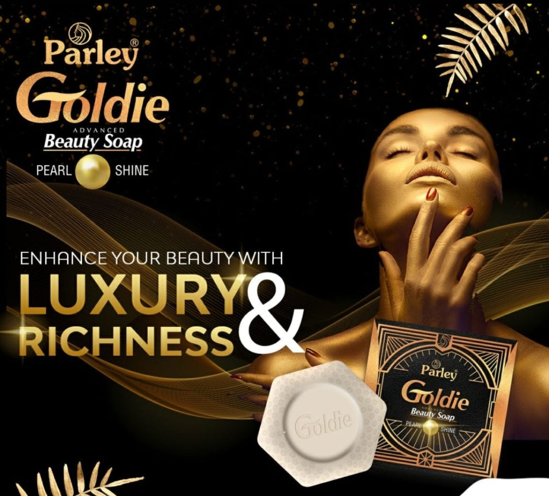 ×2 Parley Goldie White Beauty Soap 100g (Pack of 2)