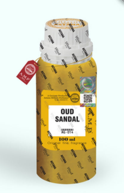 Oud Sandal 100ml concentrated oil perfume – عود صندل 100مل