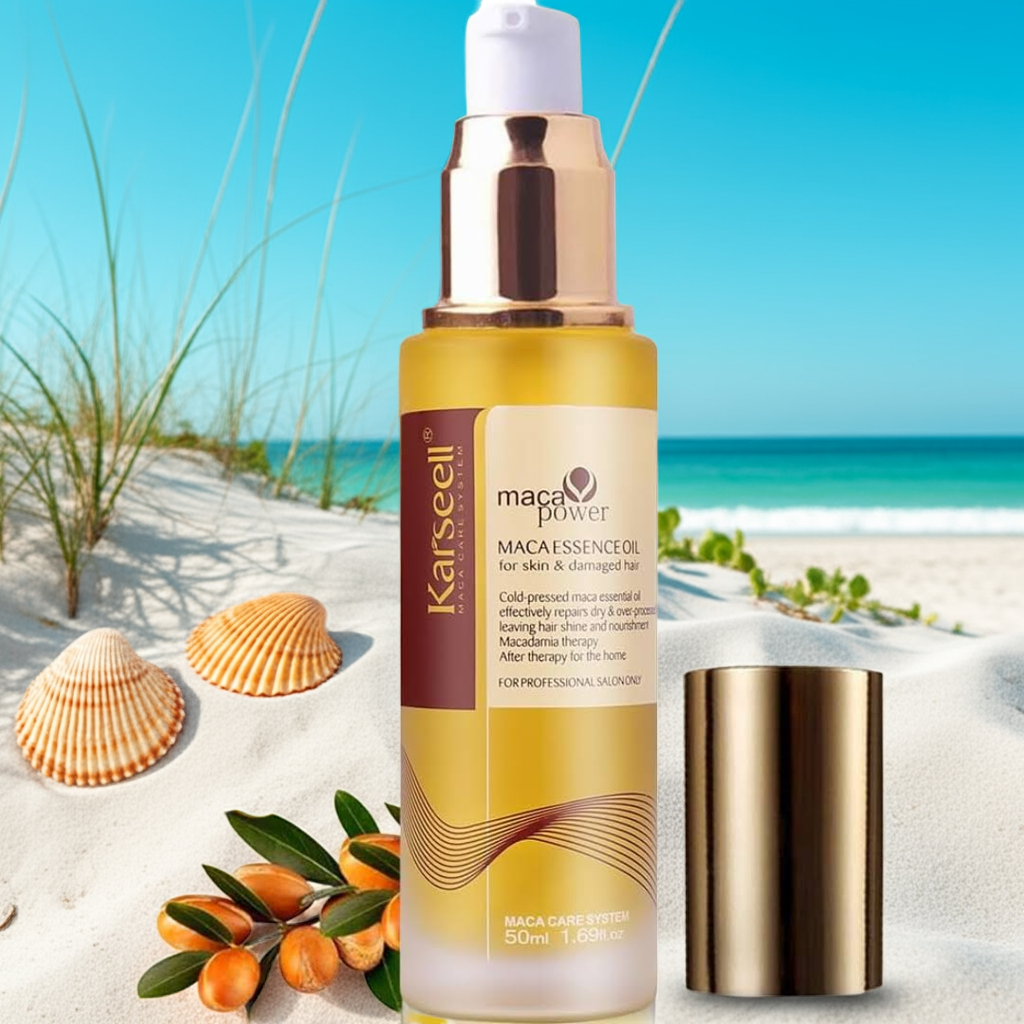 Karseell Cold-Pressed Morocan Argan Hair Oil Maca Essence 50ml