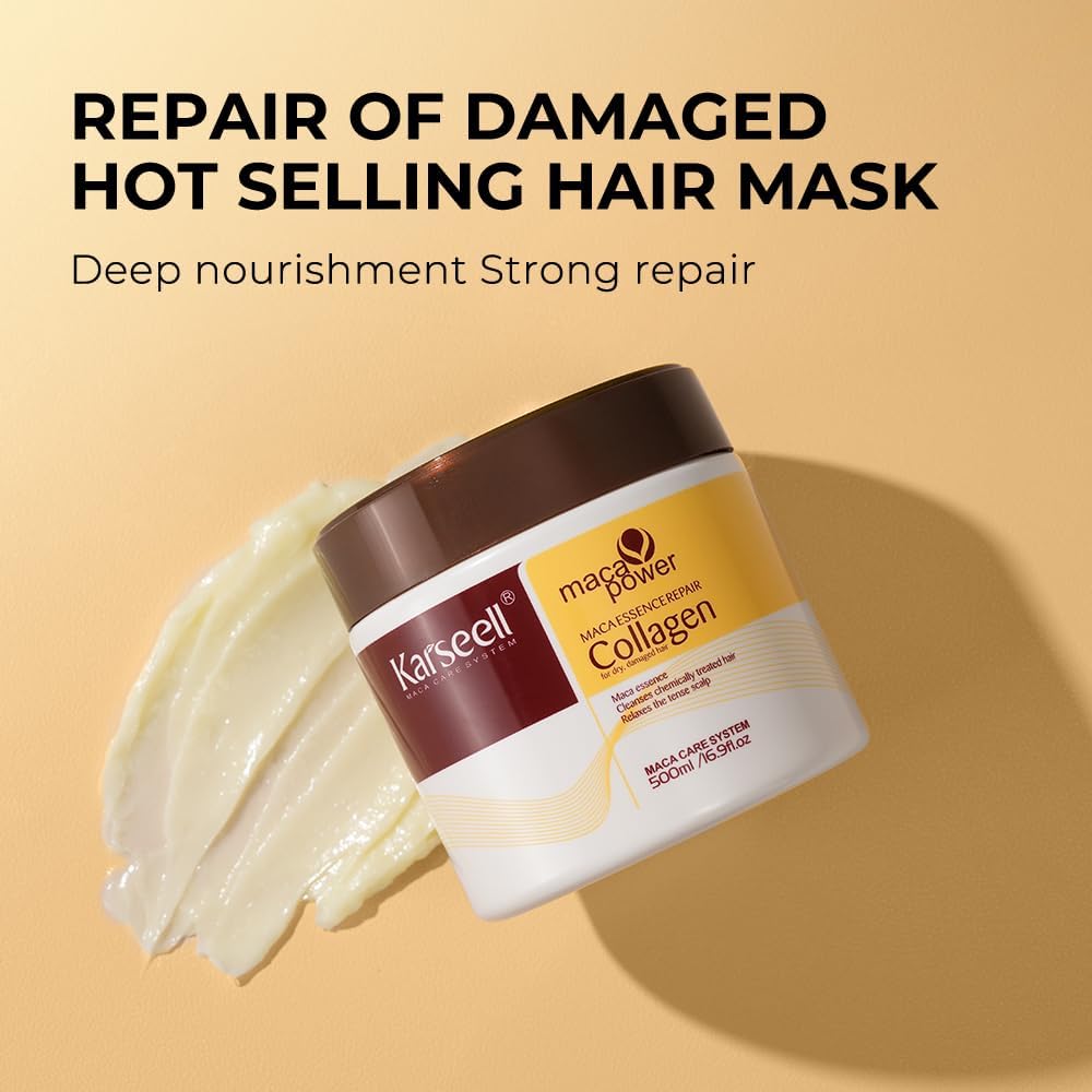 Karseell Collagen Deep Repair Hair Mask & Conditioning for All Hair Types 500 ml