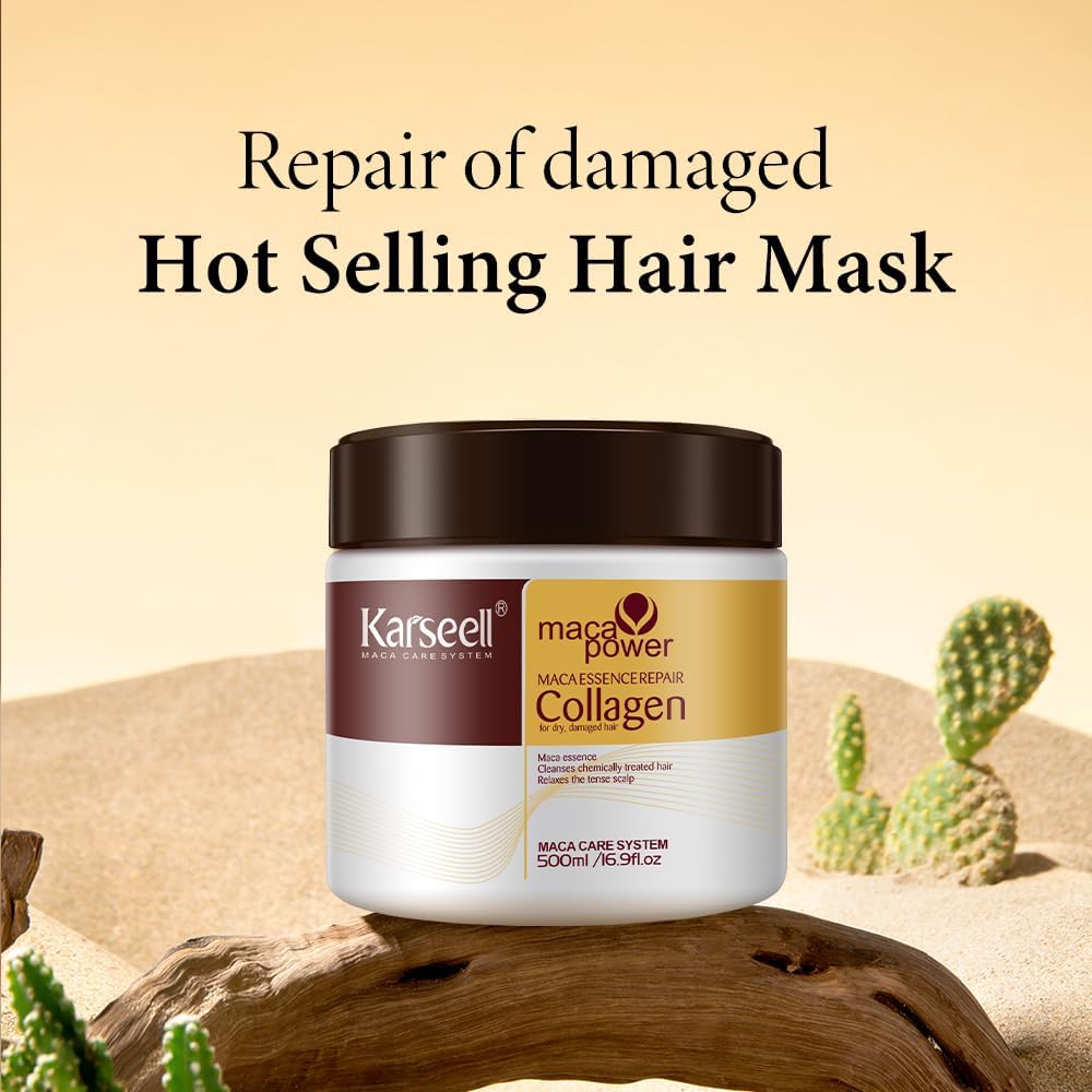 Karseell Collagen Deep Repair Hair Mask & Conditioning for All Hair Types 500 ml
