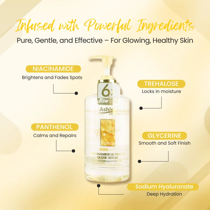 Ashley Shine Niacinamide Ultimate Glow Body Serum 520 mL