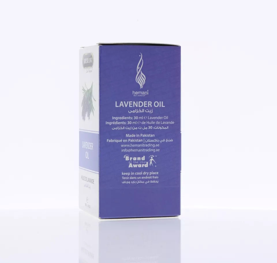 Hemani Lavender Hair & Body Oil 30ML - زيت الخُزامى اللافندر للجسم و الشعر 30مل