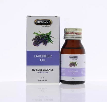 Hemani Lavender Hair & Body Oil 30ML - زيت الخُزامى اللافندر للجسم و الشعر 30مل